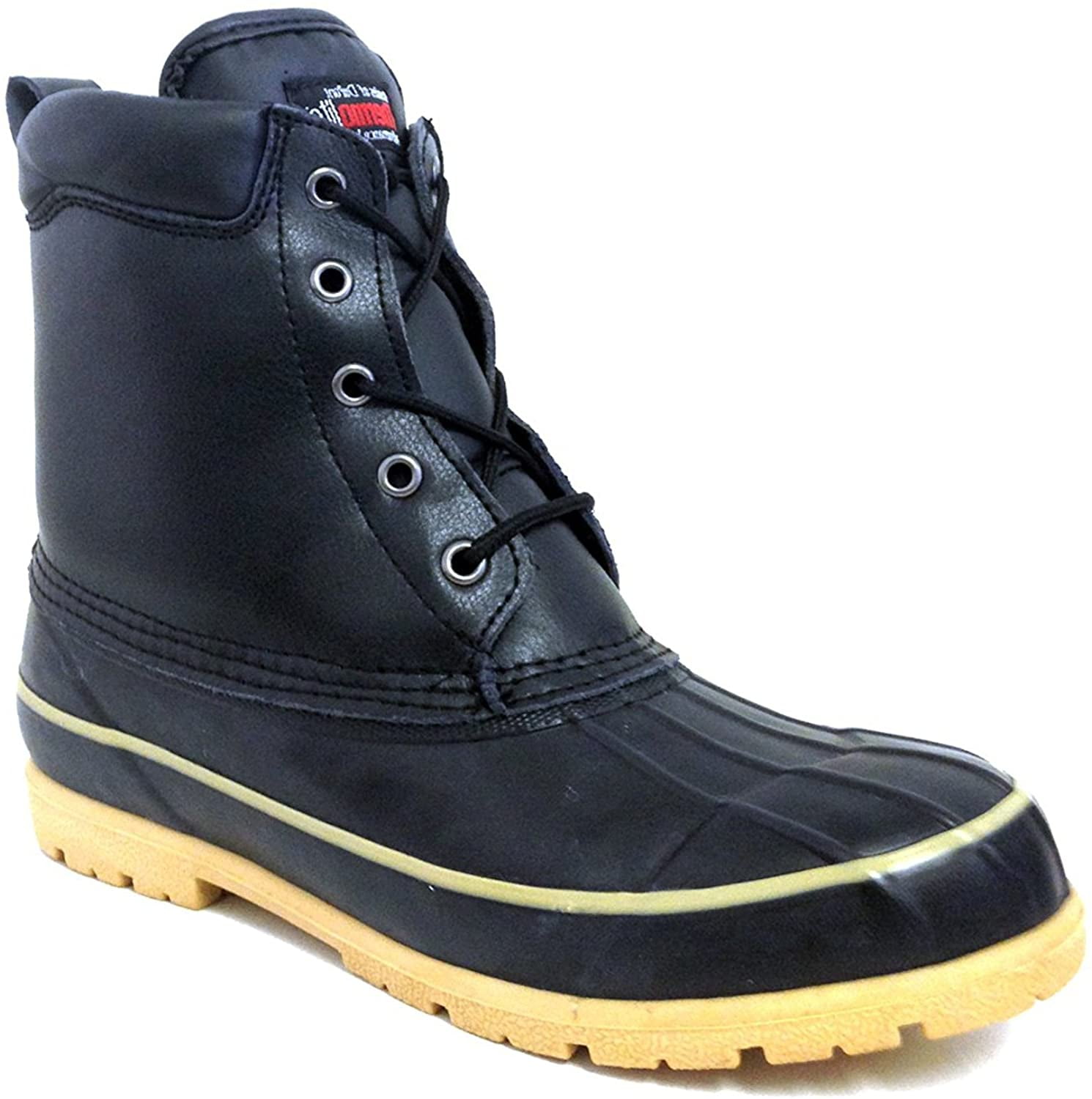 Men s Duck Boots Leather Thermolite Waterproof Hiking Snow Shoes