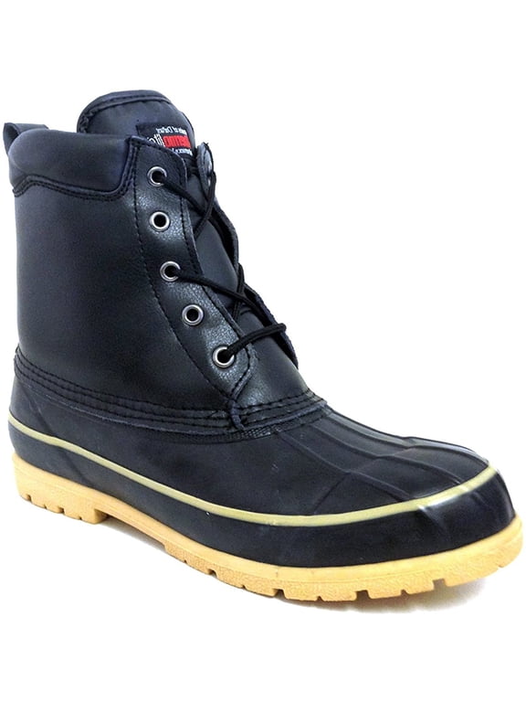Men's Duck Boots Leather Thermolite Waterproof Hiking Snow Shoes
