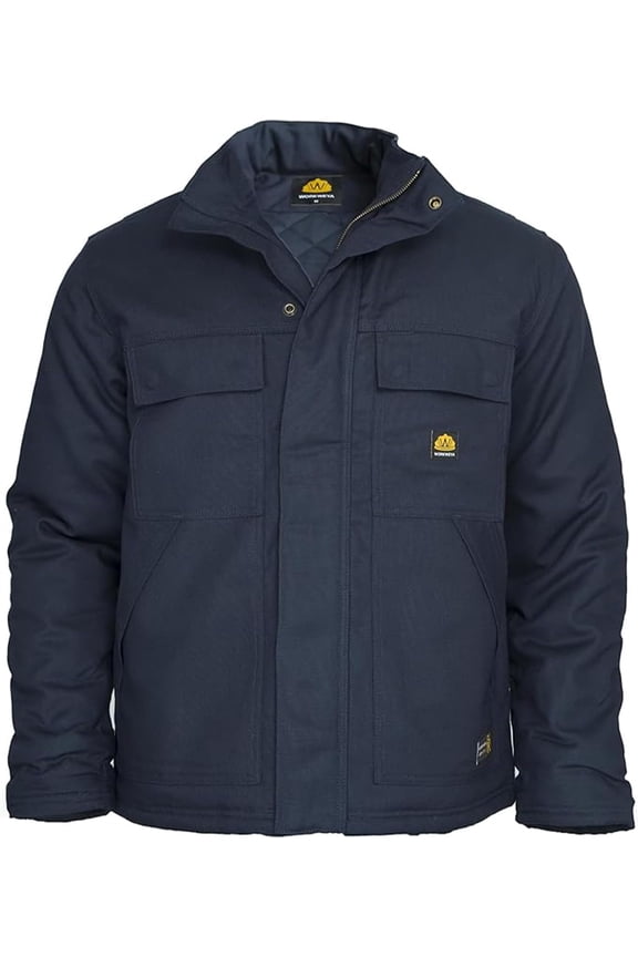 Men's  Duck Coat CAT3 Flame Resistant Insulated Zipper & Snap  Jacket