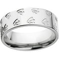 thumbnail image 1 of Men's Duck Track 8mm Stainless Steel Wedding Band with Comfort Fit Design, 1 of 1