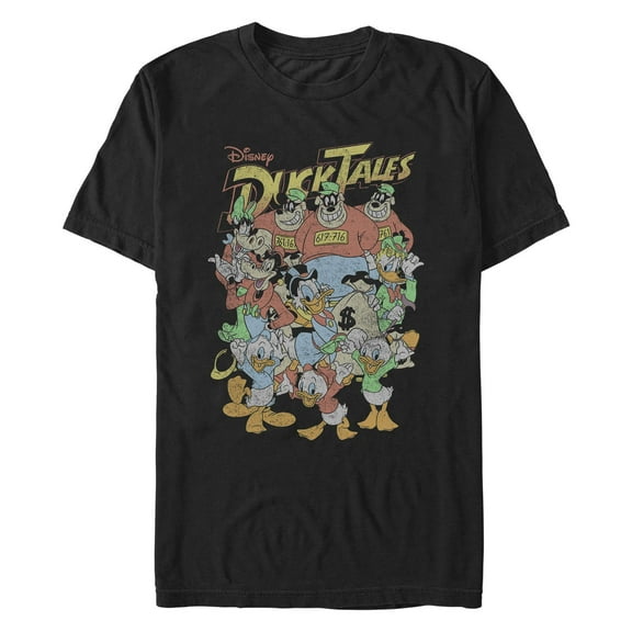 Men's DuckTales Distressed Group Shot Graphic T-Shirt