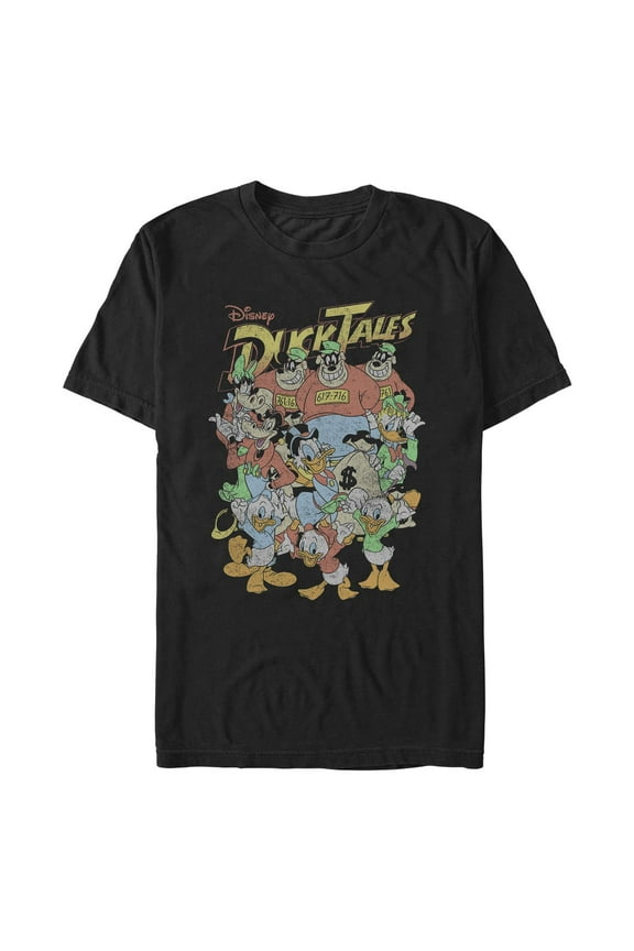Men's DuckTales Distressed Group Shot Graphic T-Shirt