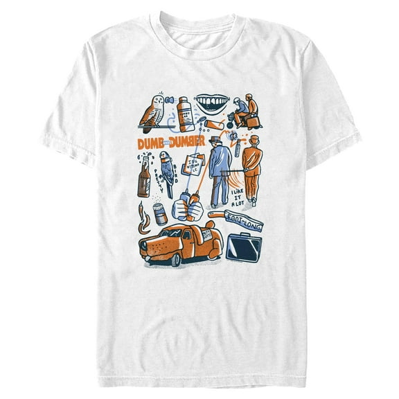 Men's Dumb and Dumber Lloyd And Harry Moments  Graphic T-Shirt
