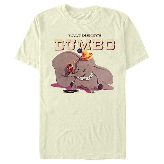 Men's Dumbo Circus Act  Graphic Tee Beige 3X Large
