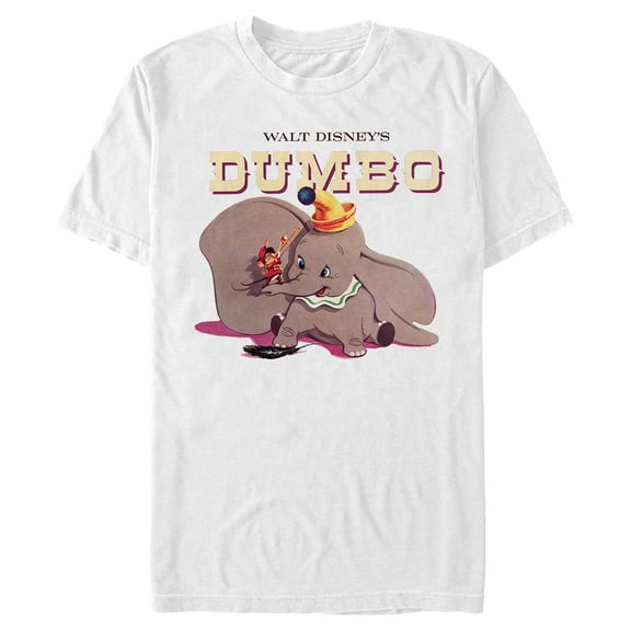 Men's Dumbo Circus Act  Graphic Tee White 3X Large