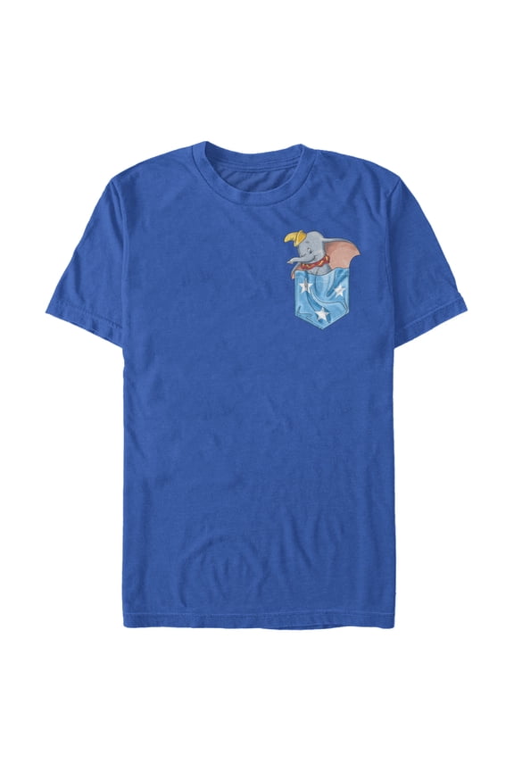 Men's Dumbo In the Pocket Graphic Tee Royal Blue Large