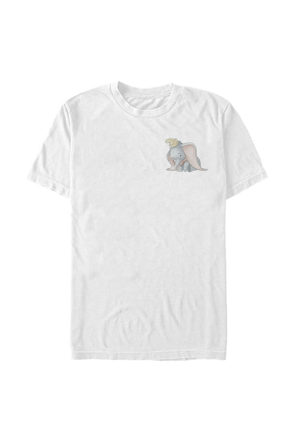 Men's Dumbo Pocket Hit Graphic Tee White Large