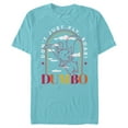 thumbnail image 1 of Men's Dumbo Soaring Sunset Arch Graphic Tee Tahiti Blue X Large, 1 of 4