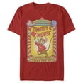 thumbnail image 1 of Men's Dumbo Timothy Q. Mouse Circus Poster Graphic Tee Red 2X Large, 1 of 5