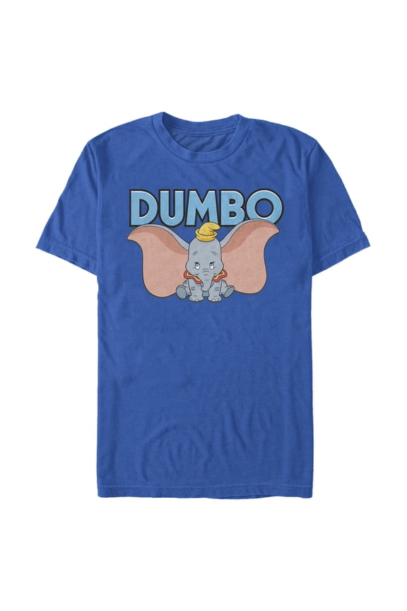 Men's Dumbo Wide Open  Graphic Tee Royal Blue Medium