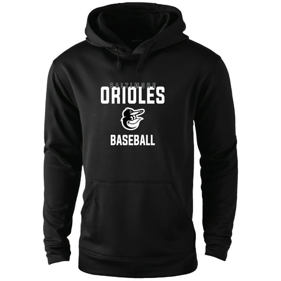 Men's Dunbrooke Black Baltimore Orioles Champion Pullover Hoodie