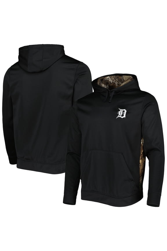 Men's Dunbrooke Black/Camo Detroit Tigers Ranger Pullover Hoodie