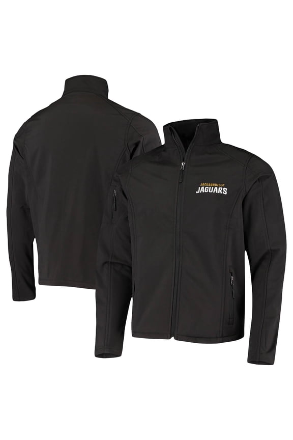 Men's Dunbrooke Black Jacksonville Jaguars Sonoma Softshell Full-Zip Jacket