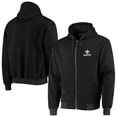 thumbnail image 1 of Men's Dunbrooke Black New Orleans Saints Craftsman Thermal-Lined Full-Zip Hoodie, 1 of 4