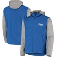 thumbnail image 1 of Men's Dunbrooke Blue/Gray Detroit Lions Alpha Full-Zip Jacket, 1 of 4