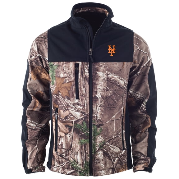 Men's Dunbrooke Camo New York Mets Hunter Softshell Full-Zip Jacket