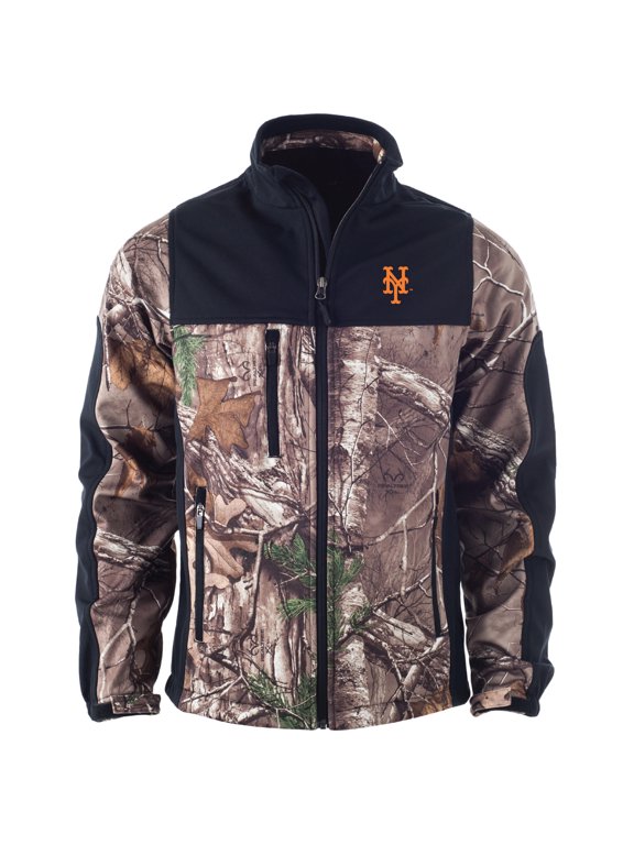 Men's Dunbrooke Camo New York Mets Hunter Softshell Full-Zip Jacket