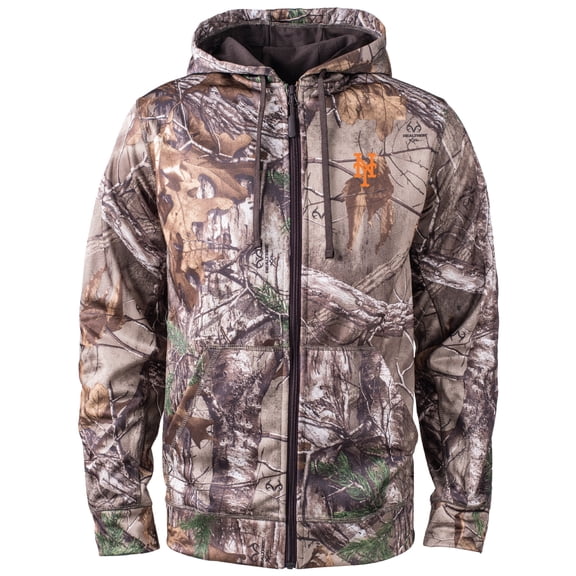 Men's Dunbrooke Camo New York Mets Trophy Realtree Full-Zip Hoodie