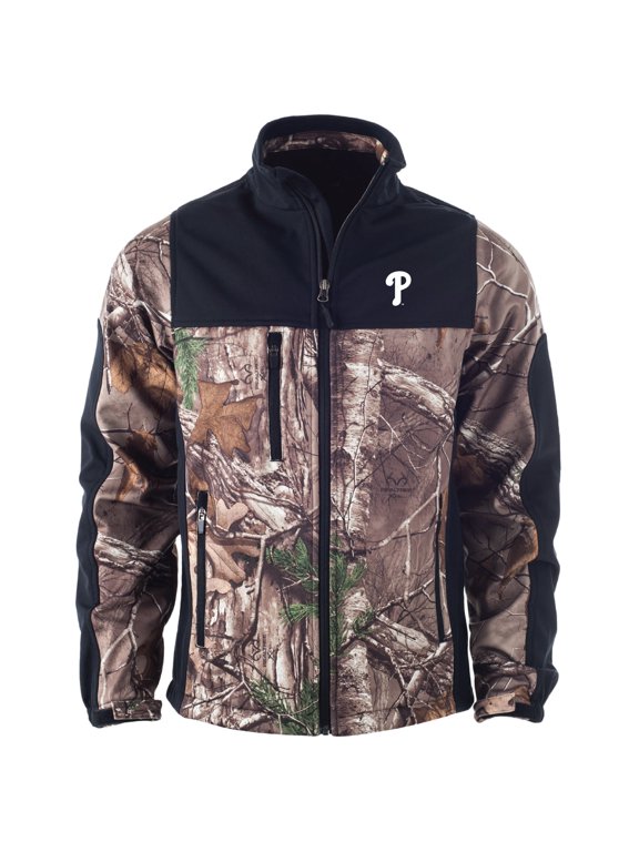 Men's Dunbrooke Camo Philadelphia Phillies Hunter Softshell Full-Zip Jacket