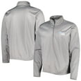 thumbnail image 1 of Men's Dunbrooke Heather Gray Detroit Lions All-Star Tech Quarter-Zip Top, 1 of 4