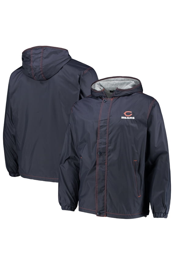 Men's Dunbrooke Navy Chicago Bears Logo Legacy Stadium Full-Zip Jacket