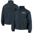 thumbnail image 1 of Men's Dunbrooke Navy New England Patriots Circle Softshell Fleece Full-Zip Jacket, 1 of 4