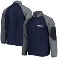 thumbnail image 1 of Men's Dunbrooke Navy New England Patriots Hurricane Raglan Full-Zip Windbreaker Jacket, 1 of 4