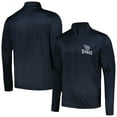 thumbnail image 1 of Men's Dunbrooke Navy Tennessee Titans All-Star Tech Quarter-Zip Top, 1 of 4