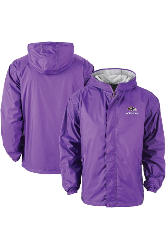 Men's Dunbrooke Purple Baltimore Ravens Big & Tall Legacy Stadium Full-Zip Jacket