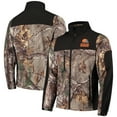 thumbnail image 1 of Men's Dunbrooke Realtree Camo/Black Cleveland Browns Circle Hunter Softshell Full-Zip Jacket, 1 of 4
