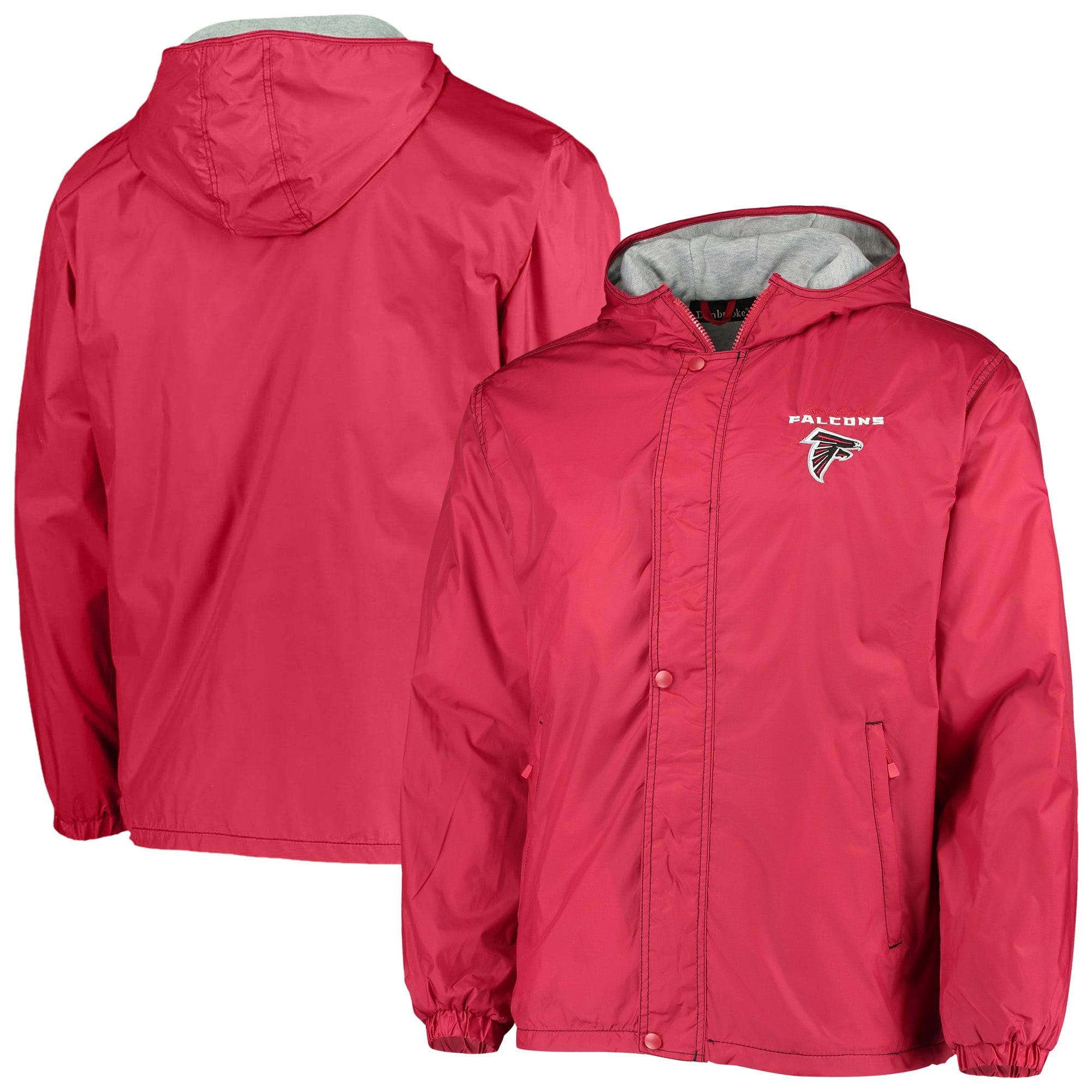 Men's Dunbrooke Red Atlanta Falcons Logo Legacy Stadium Full-Zip