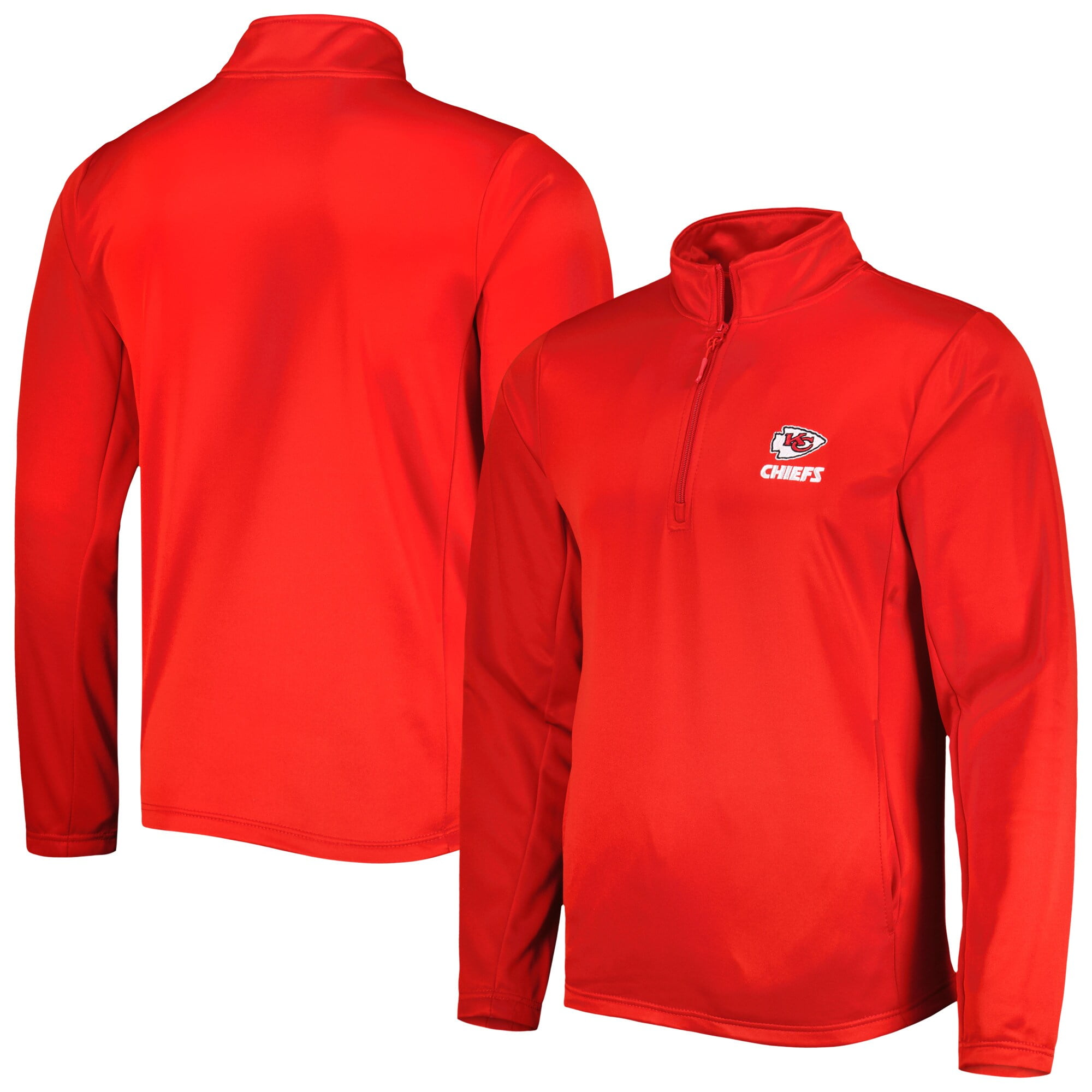 Men's Dunbrooke Red Kansas City Chiefs AllStar Tech QuarterZip Top