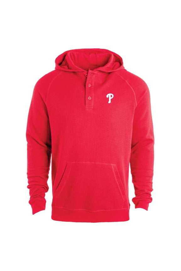 Men's-Dunbrooke Red Philadelphia Phillies Montana Lightweight Raglan Pullover Hoodie