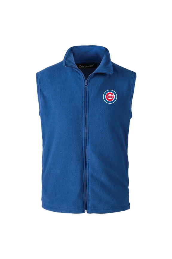 Men's-Dunbrooke Royal Chicago Cubs Full-Zip Vest