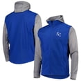 thumbnail image 1 of Men's Dunbrooke Royal/Heather Gray Kansas City Royals Alpha Full-Zip Jacket, 1 of 4