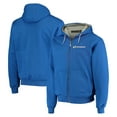 thumbnail image 1 of Men's Dunbrooke Royal Los Angeles Rams Craftsman Thermal-Lined Full-Zip Hoodie, 1 of 4