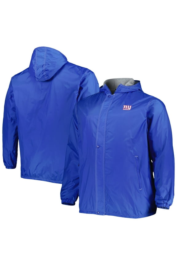 Men's Dunbrooke Royal New York Giants Big & Tall Legacy Stadium Full-Zip Jacket