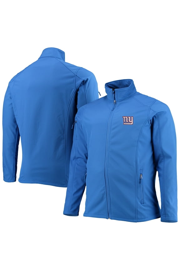 Men's Dunbrooke Royal New York Giants Big & Tall Sonoma Softshell Full-Zip Jacket