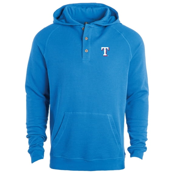 Men's-Dunbrooke Royal Texas Rangers Montana Lightweight Raglan Pullover Hoodie