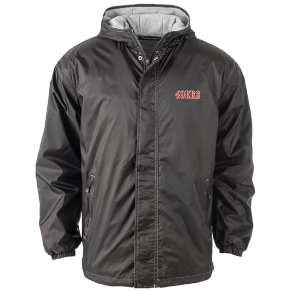 Men's Dunbrooke Black San Francisco 49ers Legacy Stadium Full-Zip Jacket