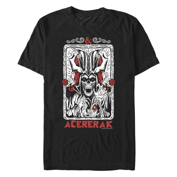 Men's Dungeons & Dragons Acererak Card  Graphic T-Shirt