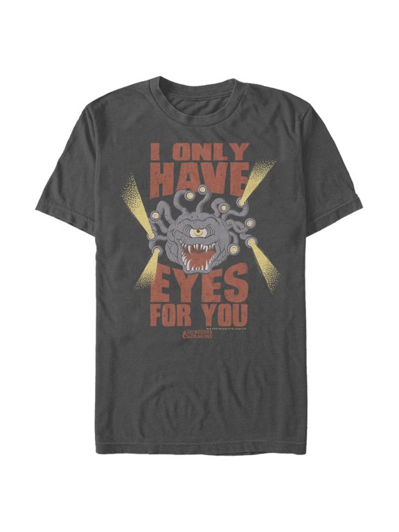 Men's Dungeons & Dragons Beholder Eyes for You Graphic Tee Charcoal X Large