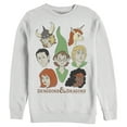 thumbnail image 1 of Men's Dungeons & Dragons Cartoon Favorite Players  Sweatshirt White Large, 1 of 4