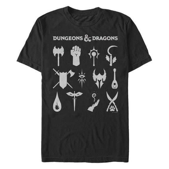 Men's Dungeons & Dragons Class Symbols  Graphic T-Shirt