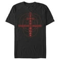 thumbnail image 1 of Men's Dungeons & Dragons Dice Sword Venn Diagram Graphic Tee Black 2X Large, 1 of 4