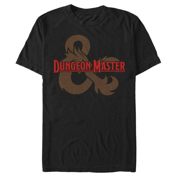 Men's Dungeons & Dragons Dungeon Master Label  Graphic Tee Black Medium