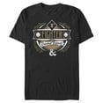 thumbnail image 1 of Men's Dungeons & Dragons Fighter Combat-Trained Badge Graphic Tee Black X Large, 1 of 4