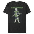 thumbnail image 1 of Men's Dungeons & Dragons Hank the Ranger Grid Cartoon  Graphic Tee Black 2X Large, 1 of 4