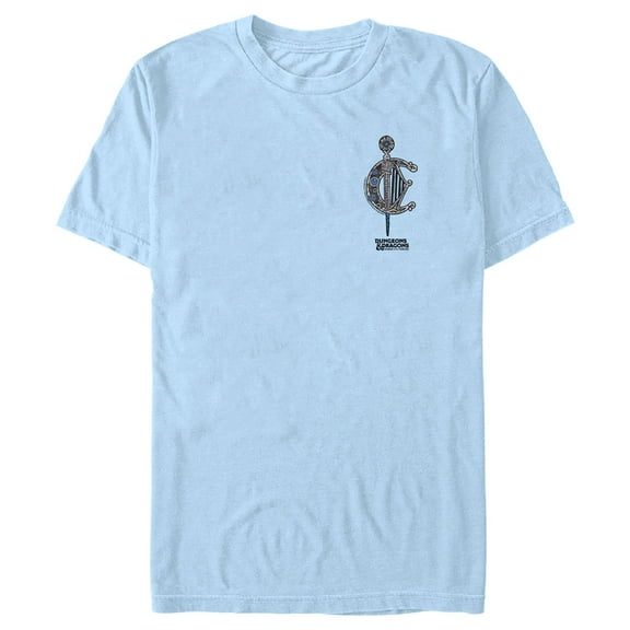 Men's Dungeons & Dragons: Honor Among Thieves Harp Icon  Graphic Tee Light Blue Large