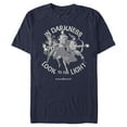 thumbnail image 1 of Men's Dungeons & Dragons In Darkness Look to Light Cartoon  Graphic Tee Navy Blue X Large, 1 of 4
